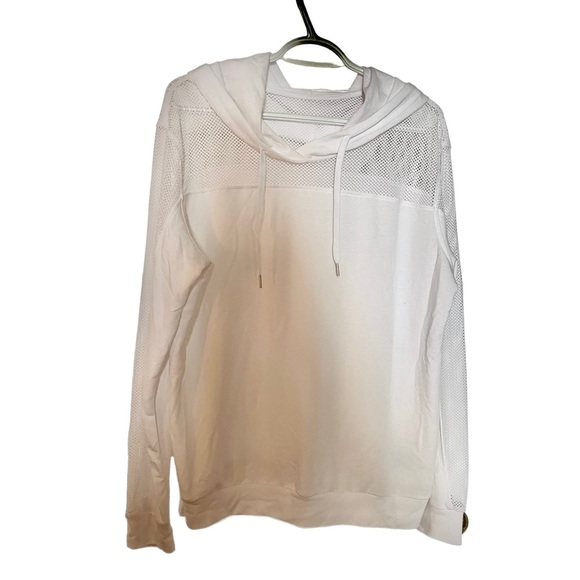 Fishnet sleeved hoodie - Picture 2 of 2